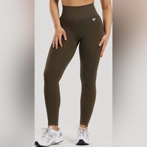 Women’s Best Power Seamless Leggings Dark Olive